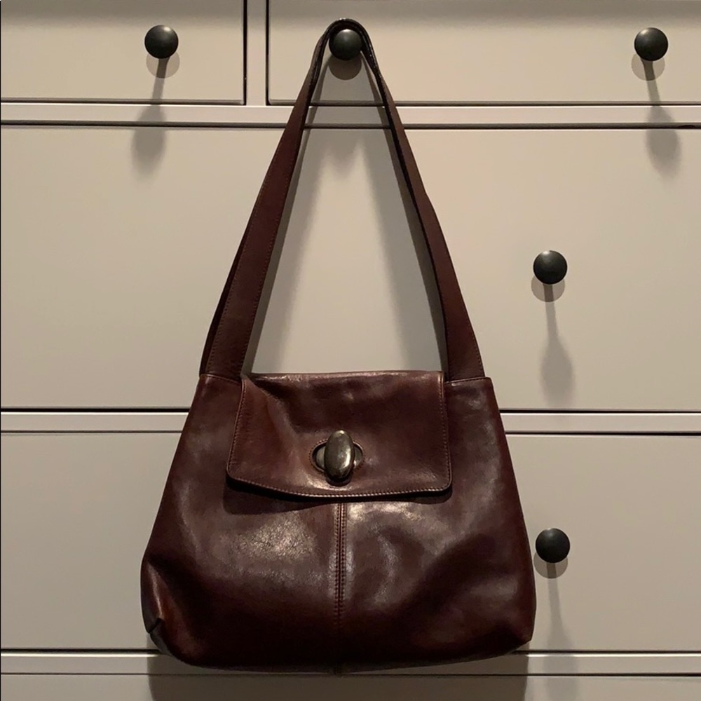 Bloomingdales leather purse